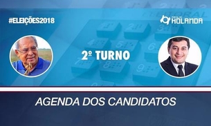 Confira a agenda dos candidatos para este sábado (27)