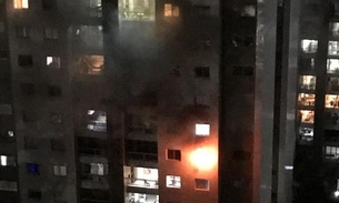 Apartamento no Residencial Mundi pega fogo e assusta moradores; Veja