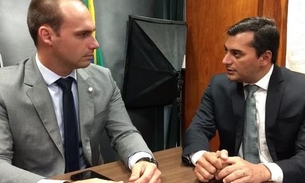 Wilson Lima apresenta propostas a Eduardo Bolsonaro e Michel Temer