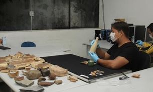 Trabalho de arqueologia na Matriz revela mais de 3,5 mil peças históricas