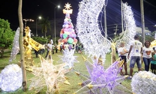 Zona norte de Manaus ganha árvore de natal sustentável