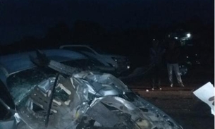 Outro grave acidente envolvendo três veículos deixa uma pessoa ferida na AM - 070