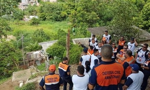 Visita técnica em área de risco de Manaus capacita gestores de Defesa Civil do Amazonas