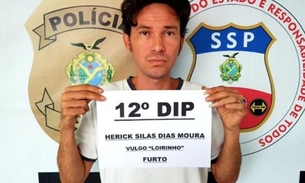 Com tornozeleira, 'Loirinho' é preso acusado de roubar e furtar mais de 30 casas em Manaus