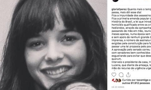 Glória Perez lembra morte da filha assassinada por ator da Globo