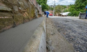 Moradores ganham nova rua e recebem mutirão de obras em comunidade de Manaus