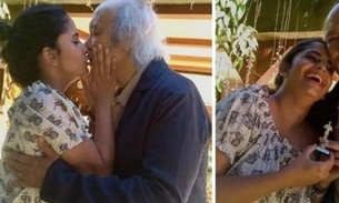 Aos 77 anos, Erasmo Carlos se casa no civil com pedagoga de 28 