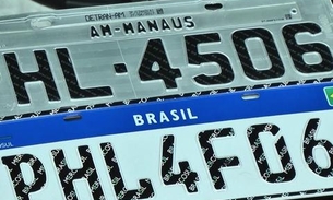Mais de 10 mil veículos com a nova placa do Mercosul já circulam no Amazonas