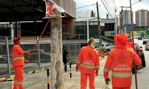 Operações de combate à poluição visual são iniciadas em Manaus