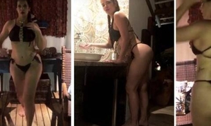 Vanessa da Mata exibe corpão em foto de fio dental: ‘estava com calor’