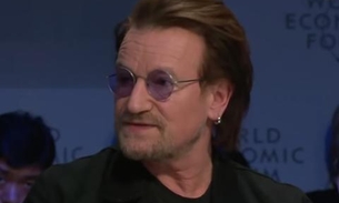 Em Davos, Bono Vox é questionado sobre Bolsonaro e diz: 'É melhor nem começar'