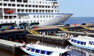 Mais de mil turistas chegam a Manaus em cruzeiro americano nesta quinta