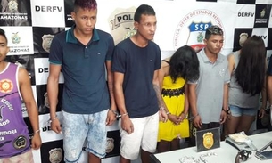 Grupo suspeito de roubar carro para assaltar loteria é preso em Manaus 