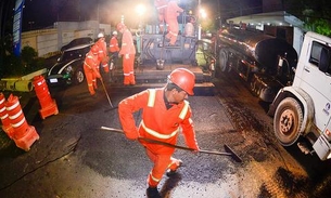 Mais de 650 metros de ruas serão recapeados em Manaus