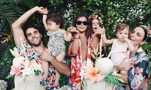 Ivete Sangalo comemora aniversário das gêmeas em clima de carnaval