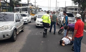 Acidentes paralisam avenidas e causam caos no trânsito nessa quarta-feira em Manaus