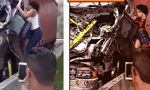 Ilustrador homenageia mulher que salvou motorista de caminhão em acidente de Boechat 