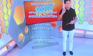Apresentador da Globo pede demissão durante programa ao vivo