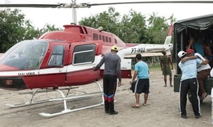 Bolsonaro destaca uso de helicóptero no serviço a índios no Amazonas