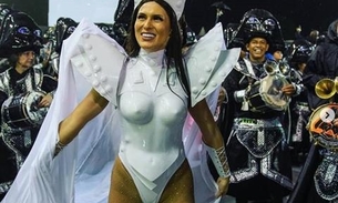 De princesa Leia sexy, cava de Lívia Andrade chama a atenção no desfile da Império de Casa Verde