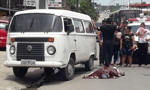 Homem morre ao sofrer mal súbito enquanto dirigia kombi em Manaus
