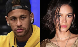 Foto mostra Neymar cumprimentando Bruna Marquezine antes de beijar Anitta