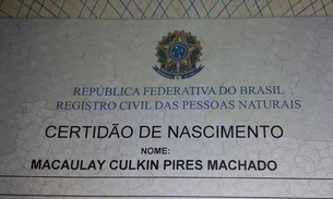 Pai registra filho com o nome de 'Macaulay Culkin’ 