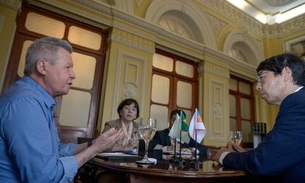 Zona Franca de Manaus é tema de encontro entre Arthur e embaixador do Japão no Brasil