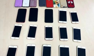 Trio é preso com 15 iPhones roubados durante Operação iCloud  em Manaus