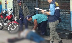 Trabalhador é morto a tiros por criminosos em moto em Manaus