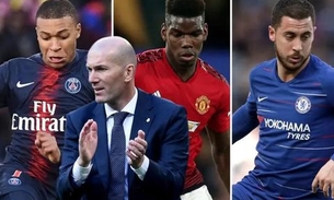 Zidane terá R$ 2 bilhões para buscar Mbappé, Pogba e Hazard, diz jornal