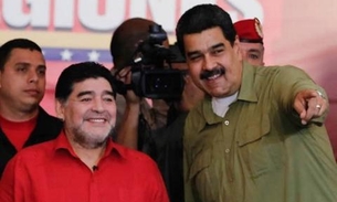 Maradona dedica vitória de time mexicano a Nicolás Maduro
