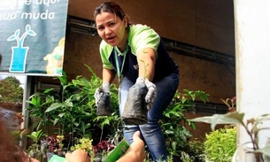 'Pedágio Ambiental' distribui mudas para moradores da zona Norte