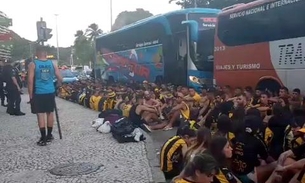 Três torcedores do Peñarol são presos por causa de tumultos no Rio de Janeiro
