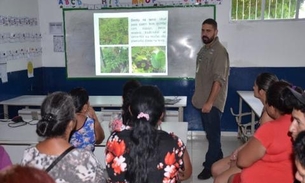 Ipaam realiza palestra e oficinas sobre aproveitamento de resíduos orgânicos em Manaus