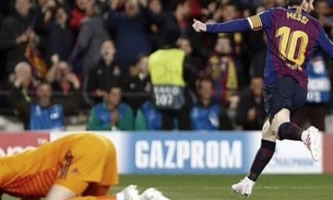 Messi decide, Barcelona bate United e vai à semifinal da Liga dos Campeões