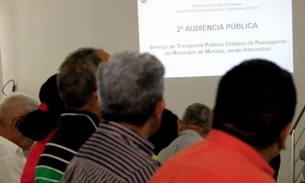 Transporte alternativo é discutido em audiência pública na Prefeitura de Manaus