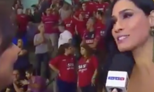 Ex-jogadora de vôlei desmaia durante entrevista ao vivo