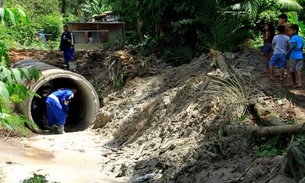 Seminf realiza obras de canalização e drenagem profunda na zona Norte de Manaus 