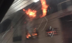 Em Manaus, exaustor de churrasqueira pega fogo e assusta funcionários de restaurante