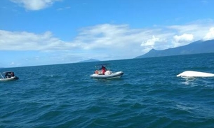 Lancha que levava Caroline Bittencourt é encontrada a 15km de distância