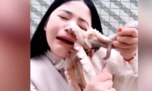 Vídeo: Mulher é atacada por polvo ao tentar comer o animal ao vivo 