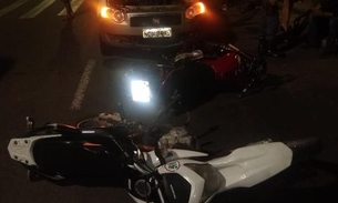 Embriagado, motorista arrasta motocicletas e atropela vítima de outro acidente em Manaus