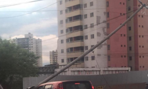 Motorista atinge poste e moradores ficam sem energia em 	Manaus 