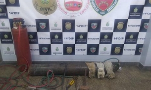 Criminosos fazem reféns e tentam levar cofre de posto de combustíveis em Manaus