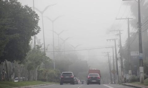 Manaus amanhece coberta com neblina nesta quinta