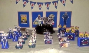 Sucesso, série ‘Bandidos na TV’ vira tema de aniversário em Manaus