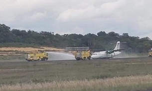 Avião com 38 pessoas faz pouso de emergência em Manaus