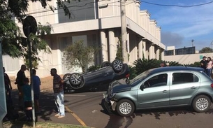 Igor Gomes capota carro em São José do Rio Preto; ninguém se feriu