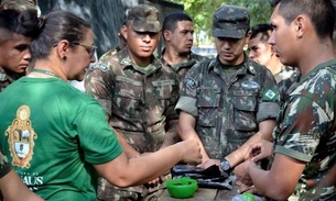 Prefeitura realiza minicurso de produção de mudas para militares do Exército